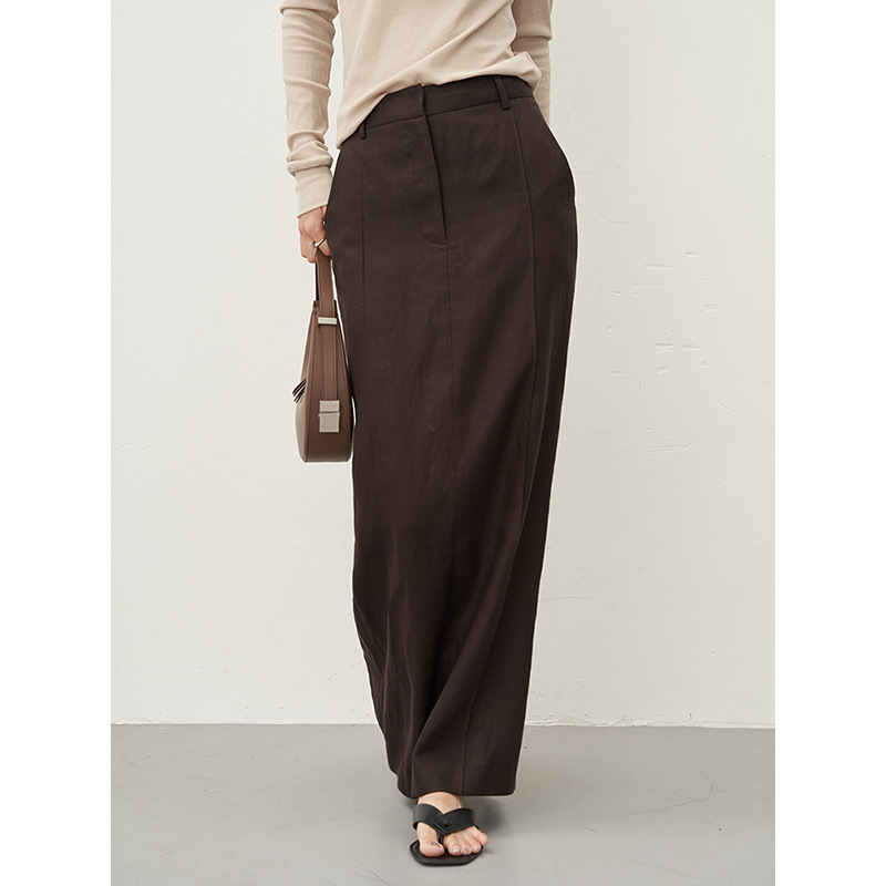 DTWO Summer genuine design elegant skirt