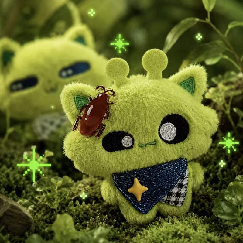 New Alien Cat Invades Earth Handmade Pendant Small Doll Super Soft Cute Accessory Gift Super Cute Bag Pendant