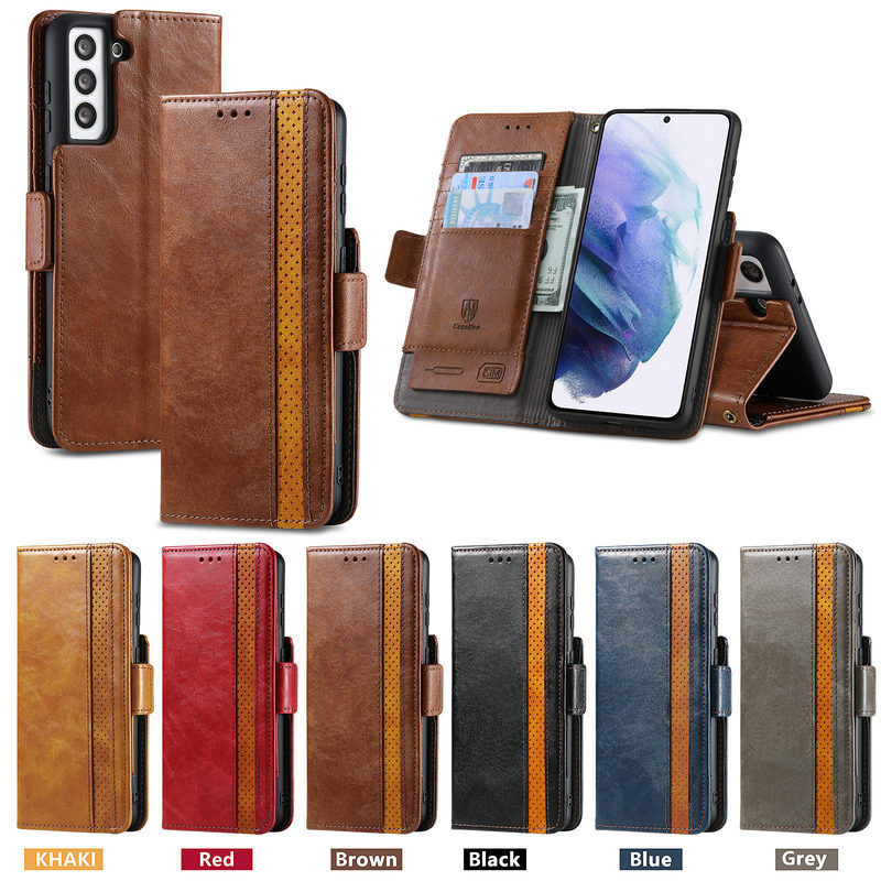 Suitable for Samsung S21 Mobile phone case business magnetic suction flip leather protective case Galaxy M21 mobile phone leather case