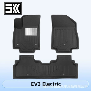 适用于KIA EV3电动2025脚垫3D全天候材质XPE脚垫地垫内饰配件