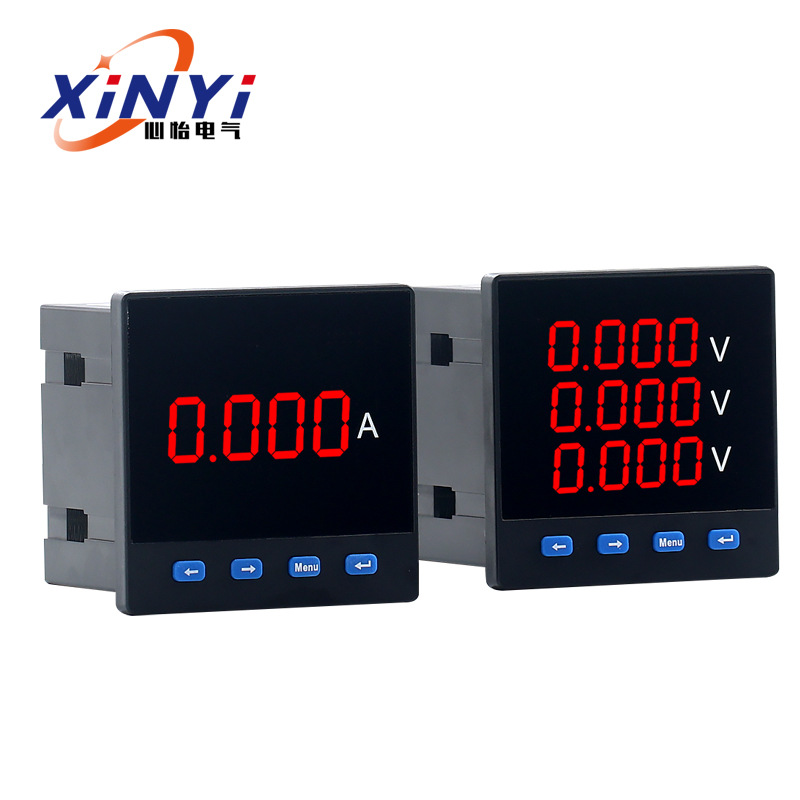 单相电流表数显三相多功能485通讯交流数显电力仪表6L2数字电压表