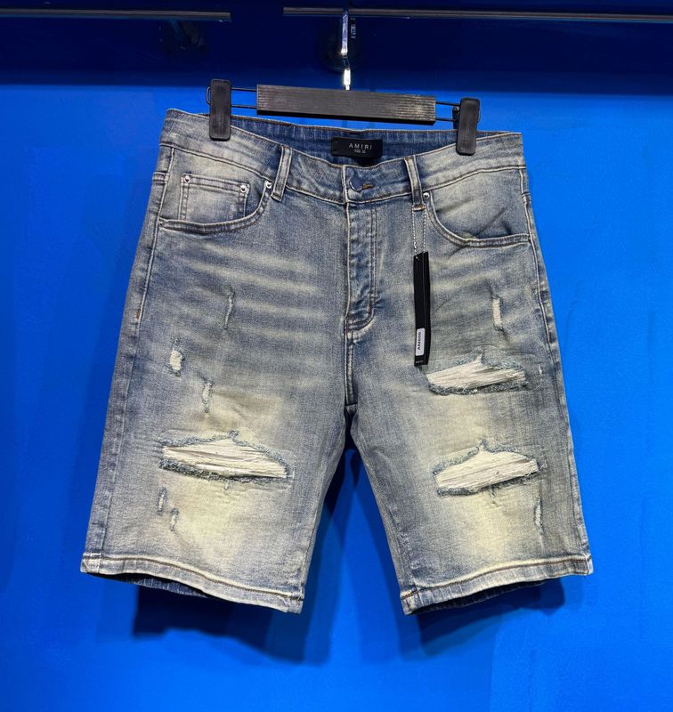 パープルブランド クロスボーダー スプラッシュプリント ハイストリート ヴィンテージ ダメージ加工 カジュアル AMIRI 男女兼用 デニムパンツ|undefined