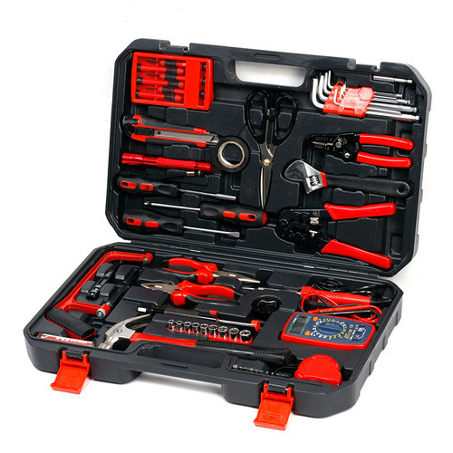 Kraftwell Electrician's Special Tool Set with Multimeter Network Repair Tools Telecommunications Tool Box Set