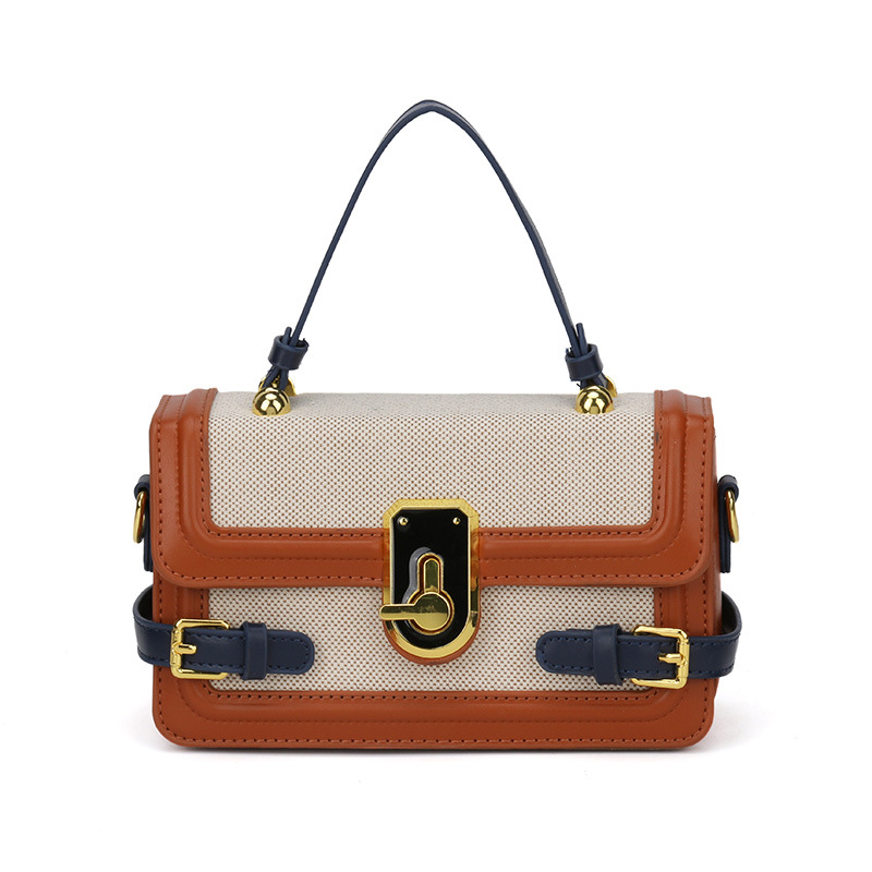 Bolso de mochila para mujeres 2025 nueva tendencia de llegada transfronteriza al por mayor color contrastante ocio versátil bolsa de mano de viaje
