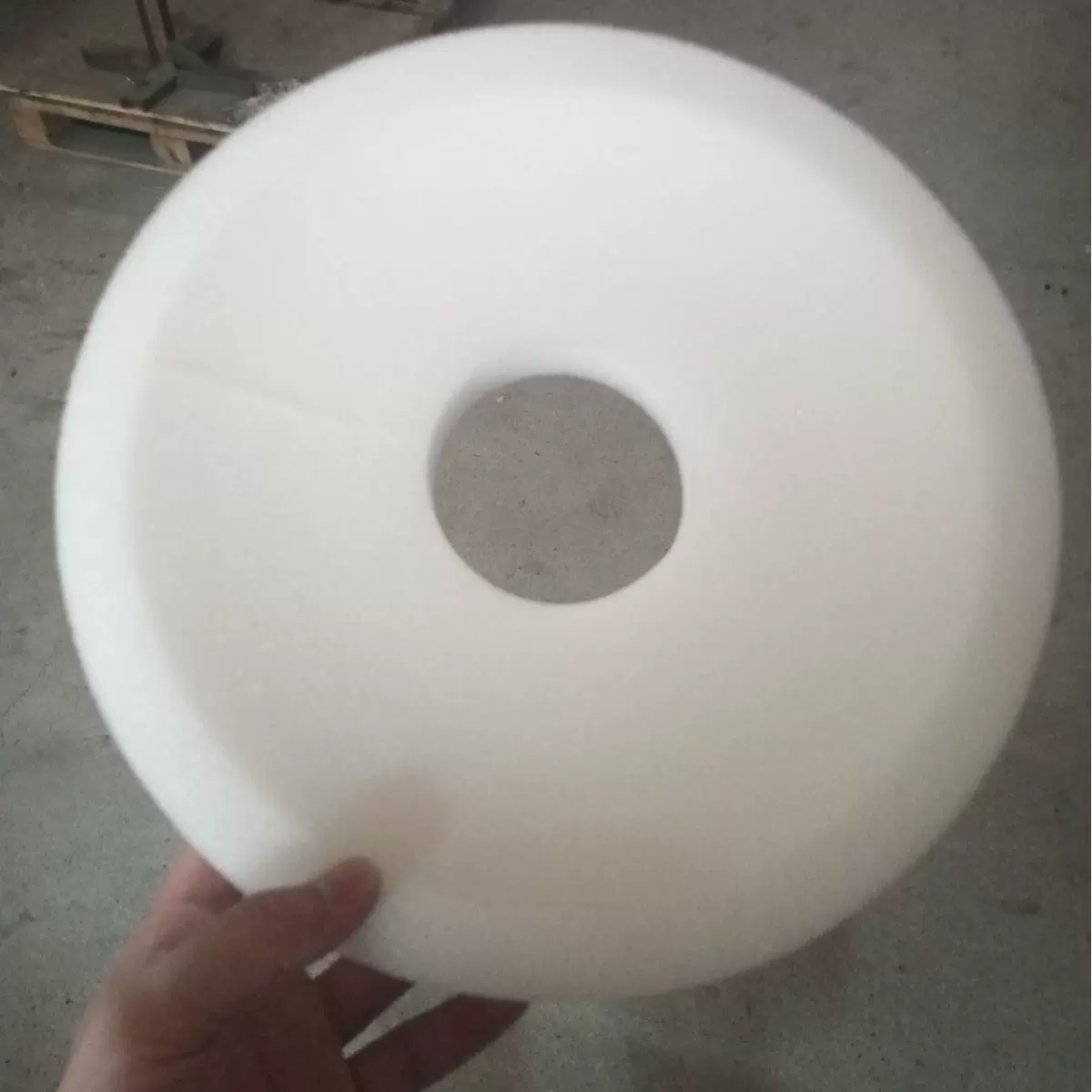 异型海绵厂家加工白色圆盘来图来样可加工质量保证