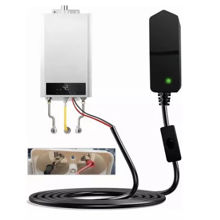 Transfronterizo 3V2A adaptador de alimentación cocina de gas calentador de agua alimentación lámpara LED correa adaptador de alimentación con interruptor image 3