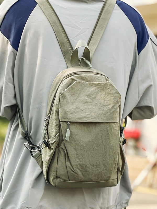 Bolso bandolera multifuncional de un solo hombro, bolso de pecho unisex, bolso informal para ciclismo y senderismo, mochila pequeña de moda para deportes al aire libre