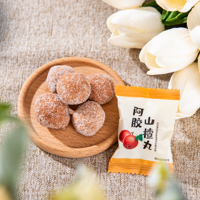 Directly shipped from Shandong source manufacturers, 100g/bag Aged Dogwood Jujube Snacks, a traditional Chinese snack made from jujube products.