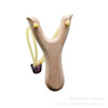 Children's slingshot from natural wood, toy, safe hair rope handmade, bullet