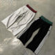 Fashion Simple Striped Casual Pants Retro Harajuku Loose Straight Pants High Waist Loose Hip-Hop Sports Pants for Men and Women