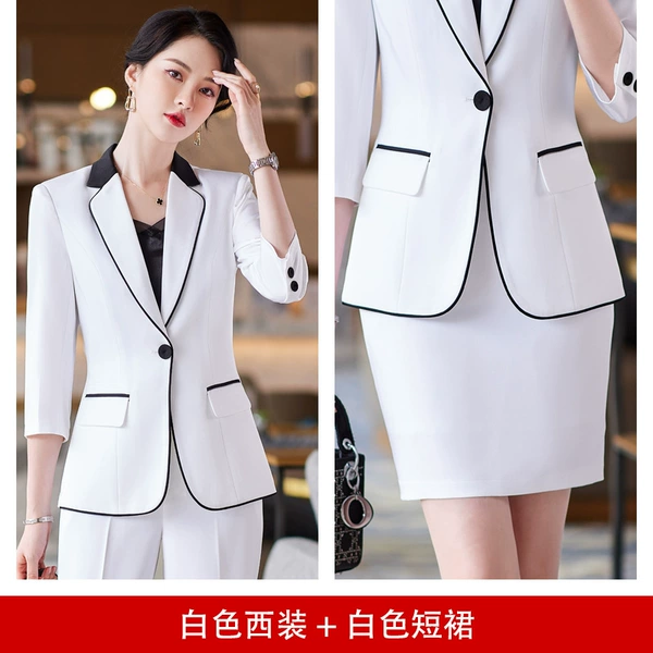 White classic suit jacket