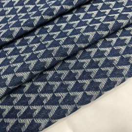 潮牌新品提花牛仔水洗牛仔面料大量现货量大优惠