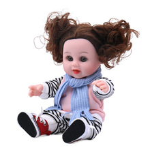 婴幼儿玩具搪胶公仔玩偶会发声的洋娃娃双马尾义乌玩具厂家批发