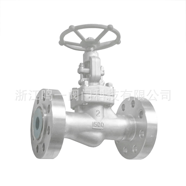 锻造双相钢S31803/F51/2205硬密封焊接法兰截止阀节流调节阀厂家