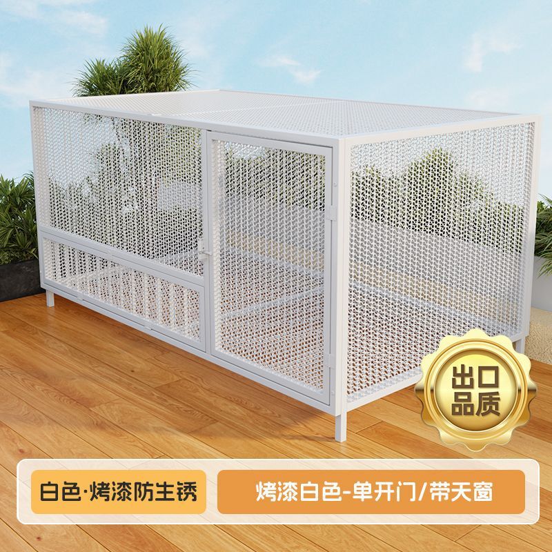 狗笼子大型犬中型犬狗笼带厕所家用室内外金毛拉布拉多笼宠物用品|undefined