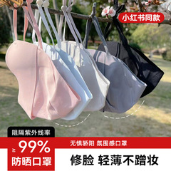 Summer Ice Silk UV Protection Breathable Face Mask, Adjustable Size, Unisex, Wholesale