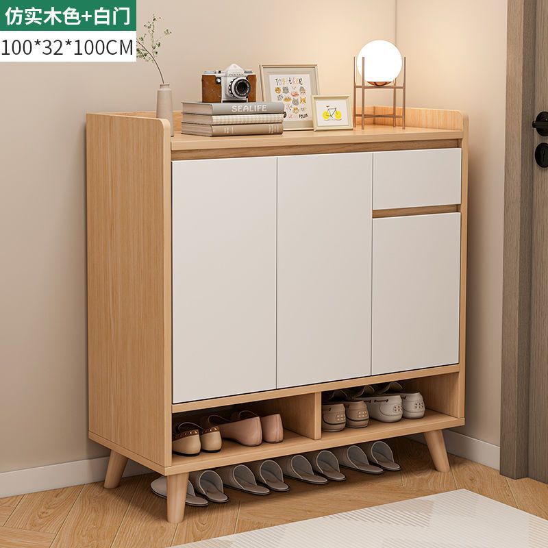 모조 단단한 나무 + 흰색 100*32*100CM