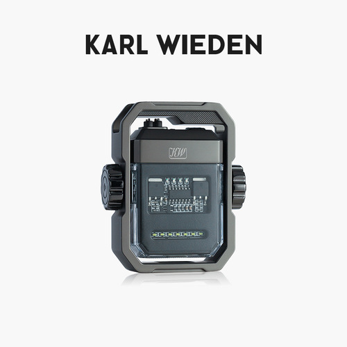KW Carl Vuitton mechanical wind double arc gyro electronic pulse lighter high-end gift charging decompression lighter