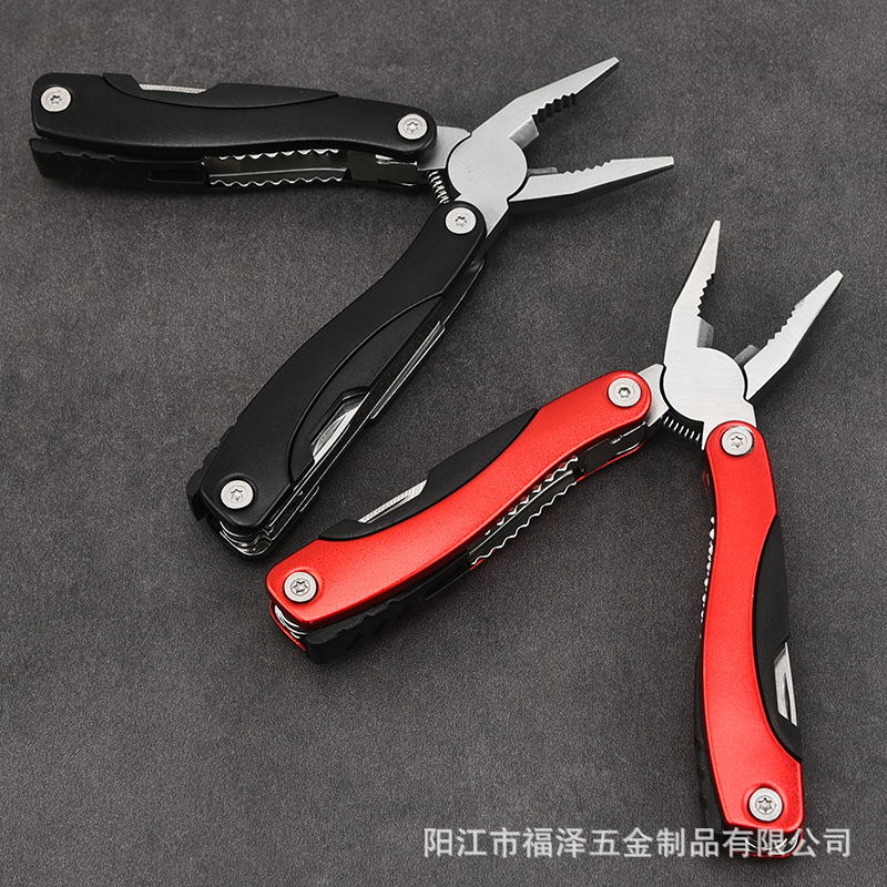 厂家直供多功能钳子不锈钢多用钳户外露营折叠礼品组合钳多用途