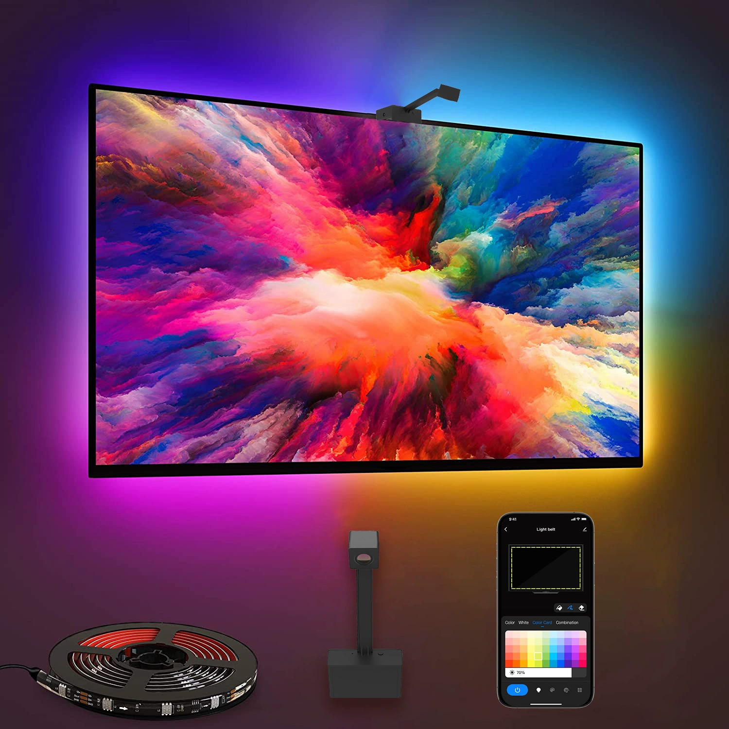 (Cross-border trading), smart screen, LED lights, light strip, CCTV camera, graffiti