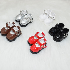 20cm high-heeled leather shoes for cotton dolls, 6-point bjd shoes, 30cm jointed doll dressing accessories, toy shoes