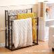 Large towel rack towel rack floor punch-free removable metal solid and stable storage hanging rod pool rack
