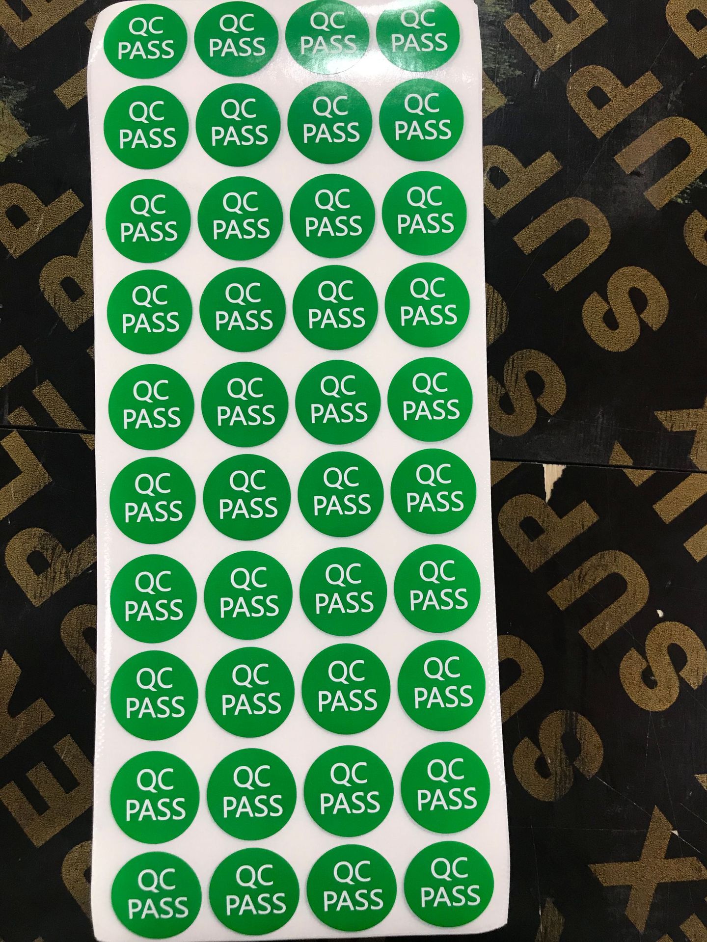 南京厂家供应 艾利 QC PASS 不干胶标签[现货销售]现货速发