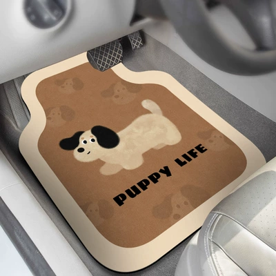 Easy-To-Clean Mats, Drop Shipping, Car Carpet - cute-dachshund-4648cm