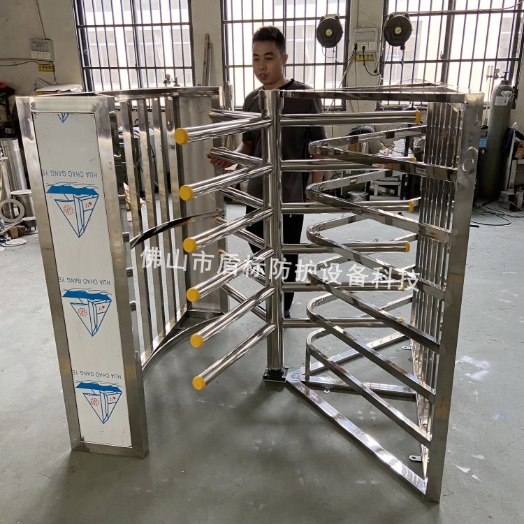 火车站单向旋转门 只出不进旋转闸门 不锈钢单向限行通道闸机