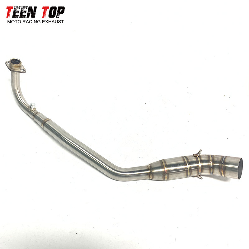 Suitable for Kawasaki Z125 Motorcycle Stainless Steel Modified Front Exhaust Pipe Z125 Exhaust