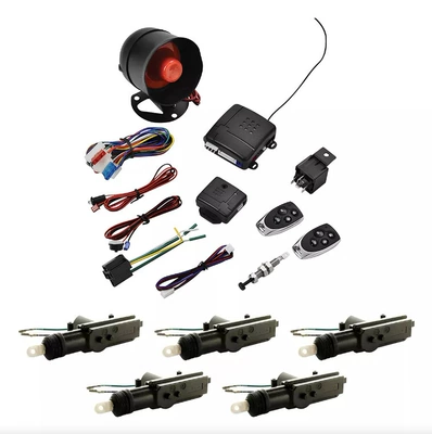South American E-Commerce Products Car Alarm Car Alarm Equipped with 5-Pin Relay and 2-Wire Motor (Car anti-theft device) - hz-100t253-plus-5