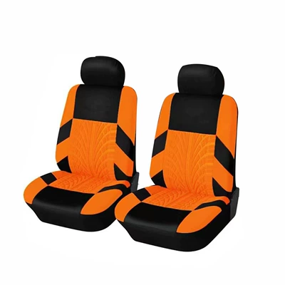 Front and Rear Seat Protectors Amazon — Seat cushion, seat cover - orange-4-piece-set-two-seats