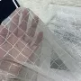 弹力方格菱形蕾丝布料