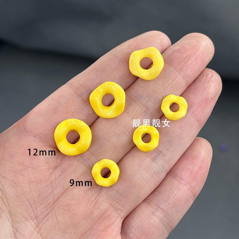 Ondas de laple falda anillo acrílico diy pulsera de cuentas hecha a mano cadena de accesorios accesorios