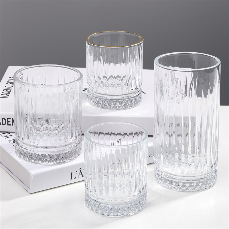 Creative glass coffee wineglass for home use for whiskey