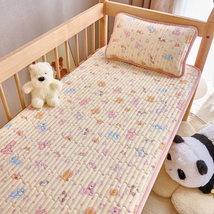 綿幼児、学生寮寝具、ベッドカバー、キルティングシーツ、スリーピングマット、薄型マットレス、母子グレード|undefined