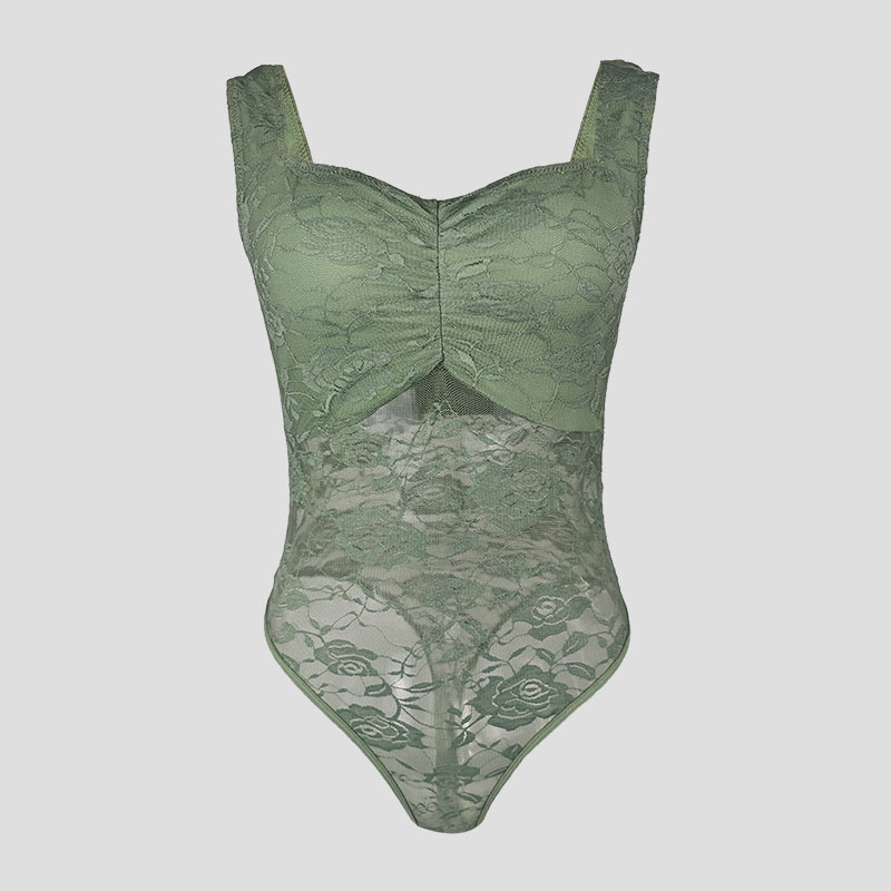 Transfronterizos nuevos puntos de vista calientes de encaje de empalme sexy multicolor versátil para usar la cintura de espalda de belleza de hebilla de camiseta image 8