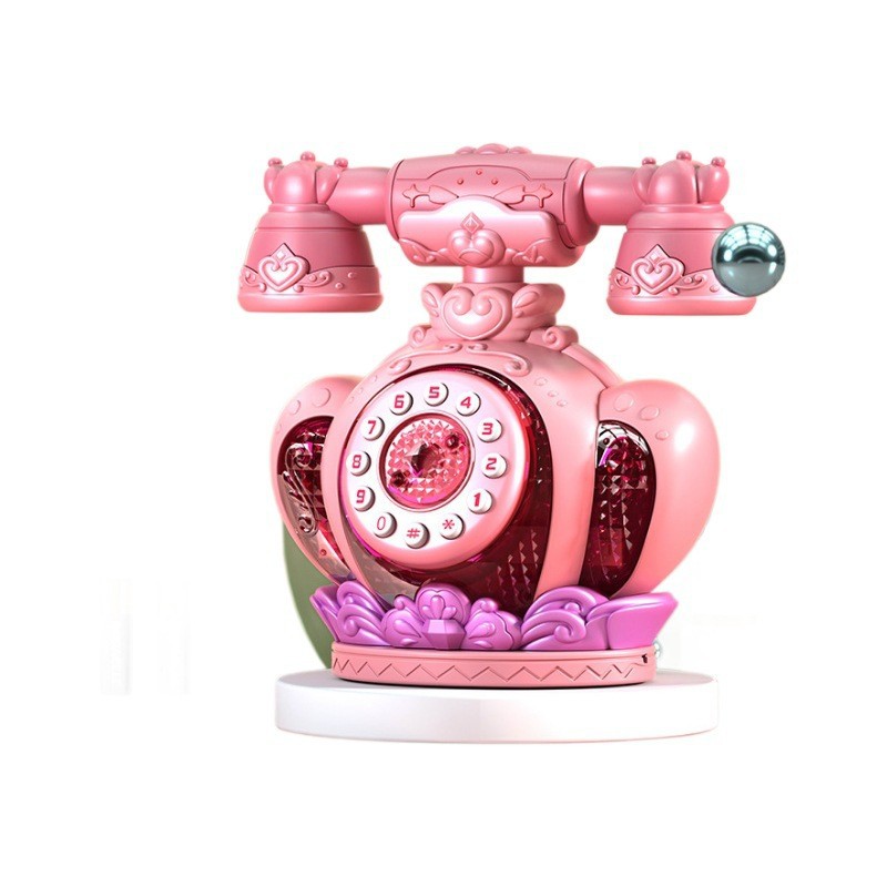 Educación temprana para niños niñas dibujos animados teléfonos inteligentes simulación retro regalo de cumpleaños juguetes de música