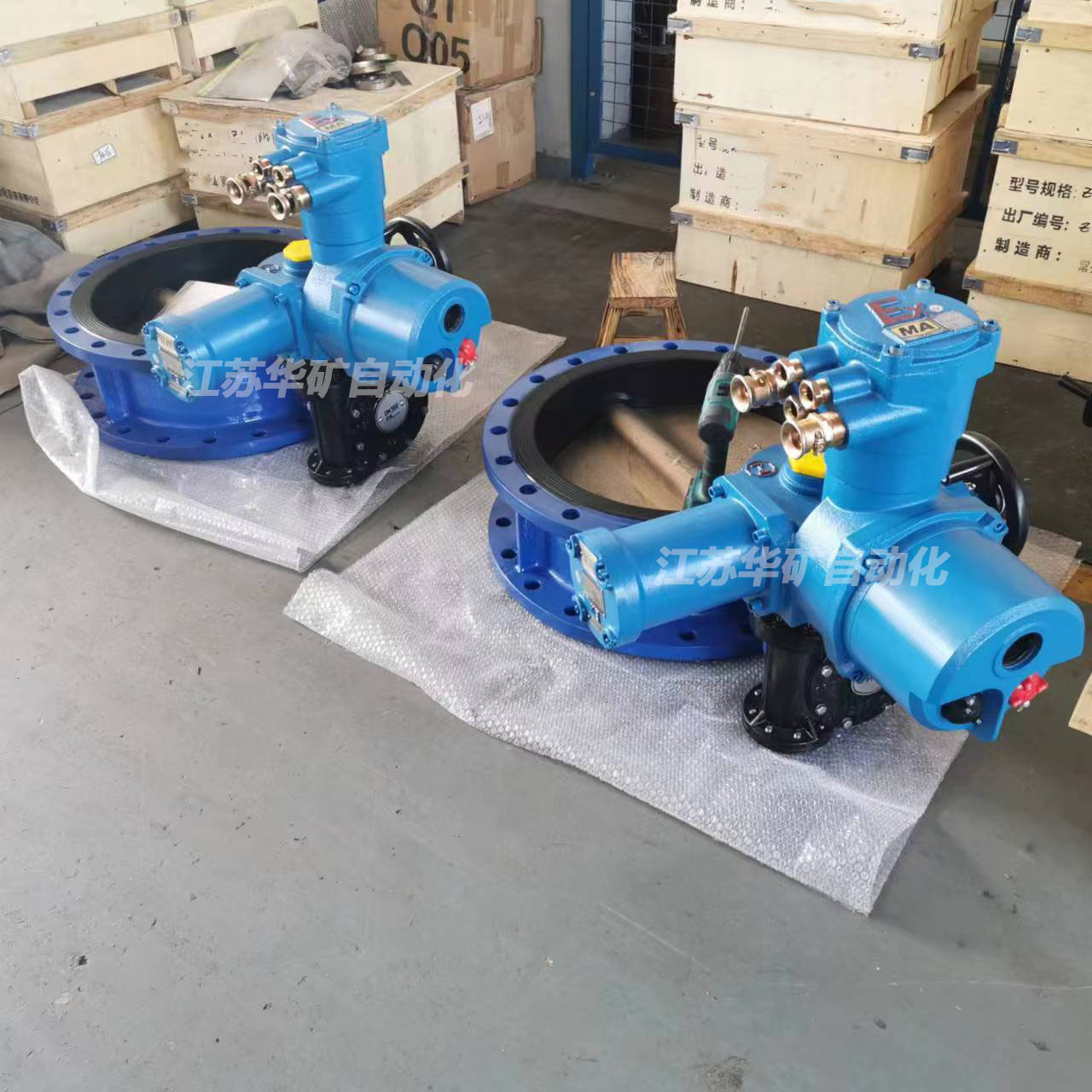 煤矿排水管瓦斯蝶阀 WSD941X-10C DN150矿用隔爆型一体式电动蝶阀