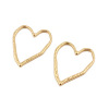 Epoxy resin heart-shaped, metal golden phone case, internet celebrity, simple and elegant design