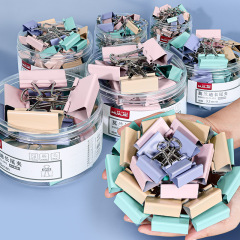 華傑メーカーの卸売りのモランディ色の長い尾は金属の小さいクリップのカラーのアリの尾を挟んでファイルの手形のクリップを挟みます。