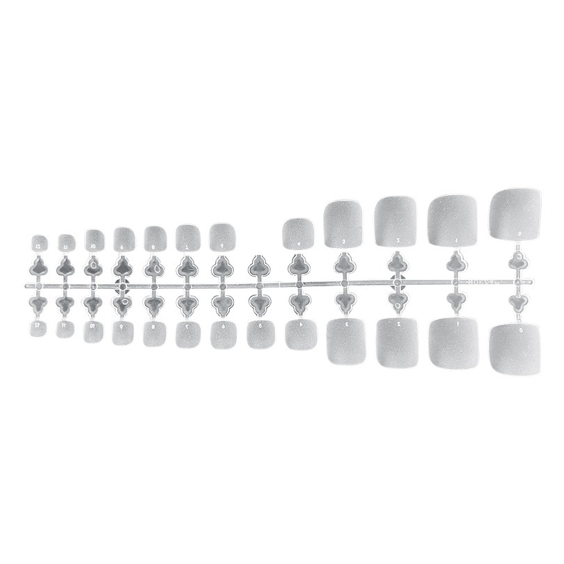 Wearable Nail and Toenail Patches for Children, Ultra-Thin, Seamless, Matte, Size-Coded, Short Style Wearable Toenail Patches