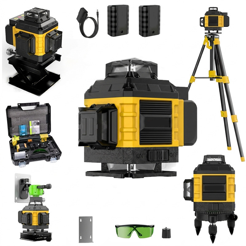 12-Line Green Light High-Precision 16-Line Laser Infrared Line Automatic Leveling Device for Floor and Wall Installation, a Must-Have for Renovation 12-Line Green Light High-Precision 16-Line Laser Infrared Line Automatic Leveling Device for Floor and Wall Installation, a Must-Have for Renovation