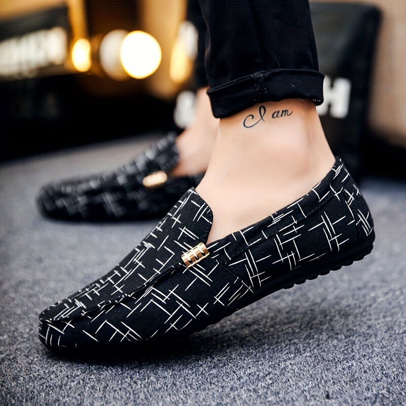 I 78179 Men's Breathable Loafers Men's Breathable Loafers Cross-Border Quick Sale