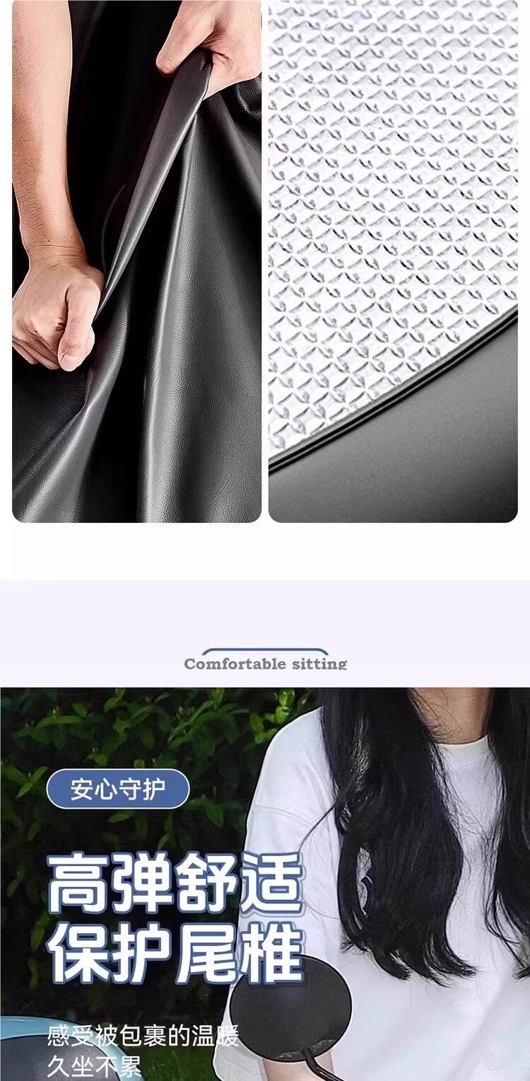 Electric vehicle seat cover, sun-proof and waterproof, insulated seat cover, suitable for all seasons, scooter seat cushion cover