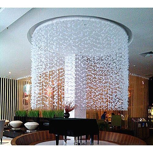 Crystal Feather Bead Curtain 2025 New Model Partition Curtain Finished Product for Doorway Entrance Decoration Living Room Bedroom Nordic Style No Drilling Required