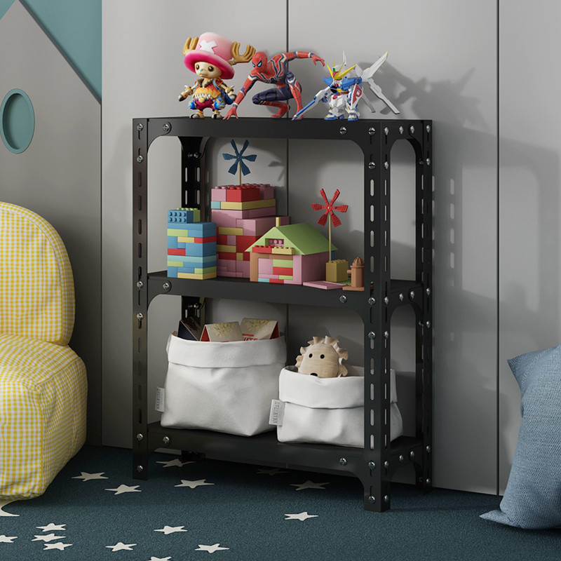 Estante de almacenamiento de 20cm Estante de almacenamiento de piso multicapa Estante de almacenamiento de juguetes Estante de libros Estante de té Estante estrecho Estante simple Estante de hierro forjado