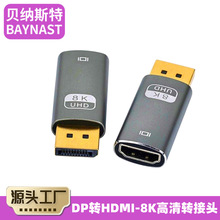 dp转hdmi2.1转接头器8K高清电脑显卡拓展电视显示器连接线转换头