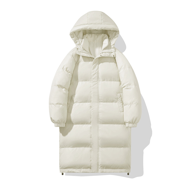 Trajes de trabajo transfronterizos más gruesos chaqueta de esquí al aire libre chaqueta blanca chaqueta de plumón de invierno hombre personalizado