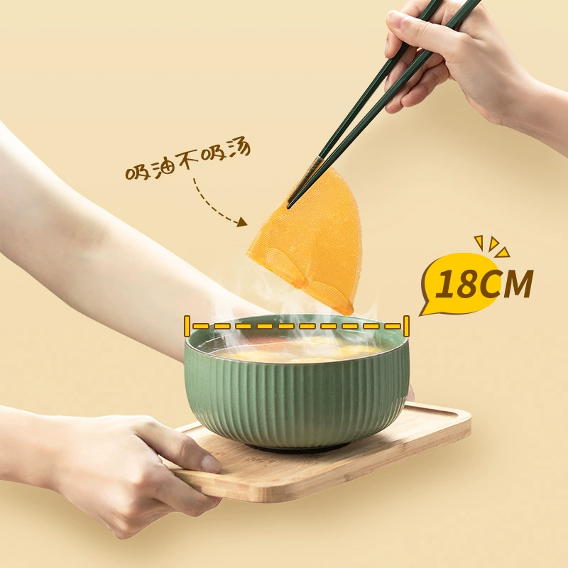 Суповая салфетка для впитывания масла, кухонная бумага, фильтр пищевого класса, удаление масла, ткань, полезный для беременных, отвар супа, абсорбционный фильм